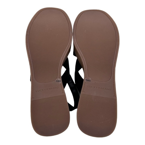 Lucky Brand Delaynee Platform Wedge Slingback Sandal - Picture 4 of 9